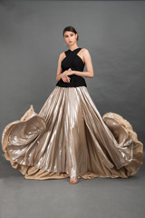 Black Halter Neck Gown4525_video