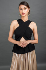 Black Halter Neck Gown_DSC8455-Edit