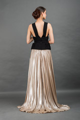 Black Halter Neck Gown_DSC8460-Edit