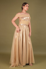 Gold  Metallic  GownDSC02597