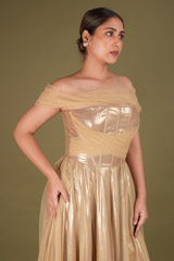 Gold  Metallic  GownDSC02598