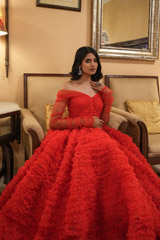 Red Flared GownDSC06291