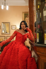 Red Flared GownDSC06297