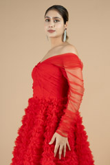 Red Flared GownDSC09611