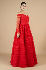 Red Flared GownDSC09613