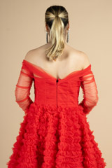 Red Flared GownDSC09617