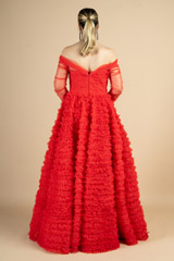 Red Flared GownDSC09618