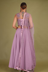 Purple Flair Lehenga SetDSC07149