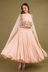 Cape Sleeve top and bottom SetDSC00349