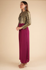 Gold And Maroon GownDSC02063