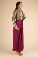 Gold And Maroon GownDSC02065