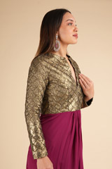 Gold And Maroon GownDSC02066