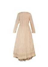 Beige Chikankari Anarkali4550-6