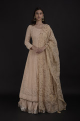 Beige Chikankari Anarkali4550_video
