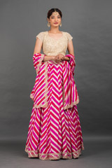 Pink Lehariya Lehenga4553_video