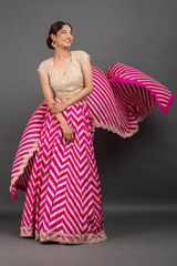 Pink Lehariya Lehenga_DSC8785-Edit