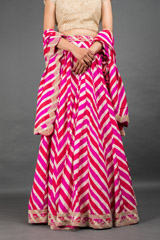 Pink Lehariya Lehenga_DSC8803