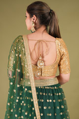 Forest  Green Lehenga SetDSC05010