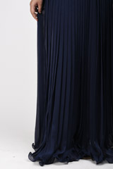 Navy Blue Embellished Gown_SUB9868