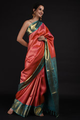 Pink Silk Saree_SUB1341