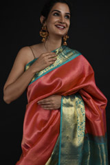 Pink Silk Saree_SUB1351