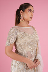 Ivory Embroidered Kurta SetDSC04992
