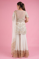 Ivory Embroidered Kurta SetDSC04997