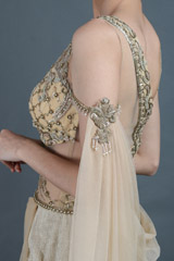 Gold Shimmer Saree GownIMG_1655