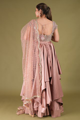 Layered Satin LehengaDSC05018