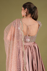 Layered Satin LehengaDSC05019