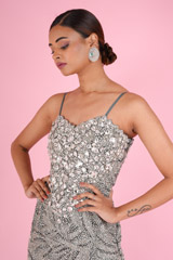 Heavy Embroidered Mermaid GownDSC07177