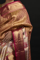 Golden Silk Saree_SUB1260