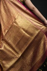 Golden Silk Saree_SUB1272