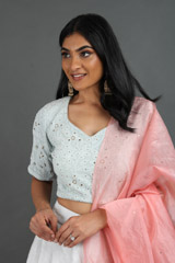 Light Blue Zari Embroidered Lehenga SetIMG_1689