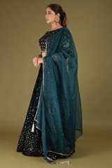 Zari Mirror Embroidered LehengaDSC04811