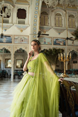 Shades of Green LehengaDSC03406