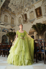 Shades of Green Lehenga