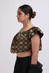 Black Silk Zari LehengaIMG_0100