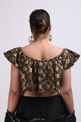 Black Silk Zari LehengaIMG_0101