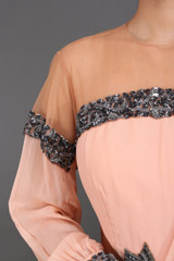 Peach Silk GownIMG_0378