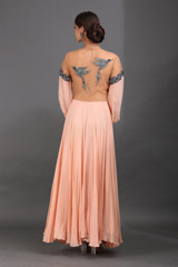 Peach Silk GownIMG_0387