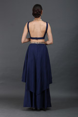 Royal Blue Embellished Top Bottom SetIMG_0224