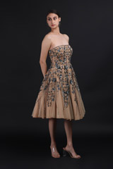 Beige Embellished DressIMG_9936