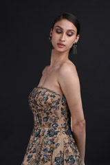 Beige Embellished DressIMG_9938