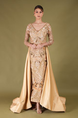 Golden Embroidered Gown