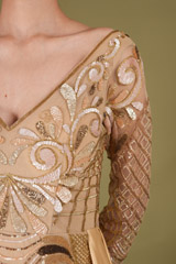 Golden Embroidered GownDSC05514