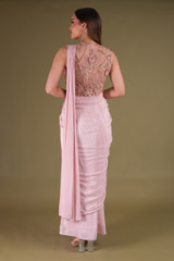 Pink Saree GownDSC04168