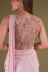 Pink Saree GownDSC04169