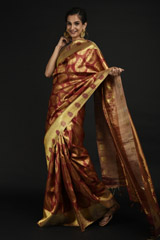 Red Silk Saree_SUB1407