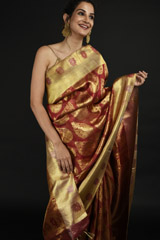 Red Silk Saree_SUB1414